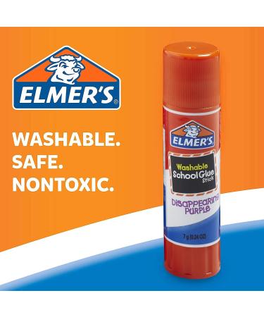 Elmer's Disappearing Purple School Glue Sticks 0.24 oz Each 4 Sticks per Pack (E543) - Buy Online on GoSupps.com