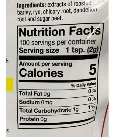 Dandy Blend Instant Herbal Beverage with Dandelion - 2 Bags, 7.05 oz. (200g each) - Buy Online on GoSupps.com