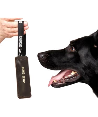 Handcrafted Leather Dingo Gear Bite Sausage Dog Toy - 28 cm | Ideal for IGP IPO & Obedience Training - Buy Online on GoSupps.com