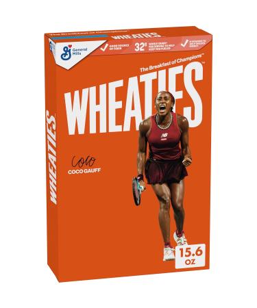 Wheaties 100% Whole Wheat Flakes Breakfast Cereal, Breakfast of Champions, 15.6 oz - Buy Online on GoSupps.com
