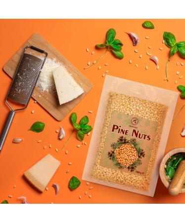 Buy Pine Nuts 1kg - Natural Cedar Nuts for Cooking & Pesto - Airtight Packaged Cedar Kernels Without Shell - Buy Online on GoSupps.com
