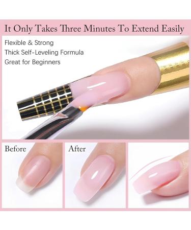  HOUSN Nail gel nail reconstruction gel 100g UV gel for nail extensions and restoration long-lasting natural look easy to work with for professionals and beginners at home - Buy Online on GoSupps.com