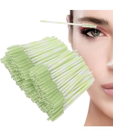 Mascara Wand Eyelash Brush Disposable Eyelash Spoolie for Women Beauty Girl Eyelash(green) - Buy Online on GoSupps.com