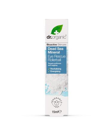 Dr. Organic Dead Sea Mineral Eye Rescue 15ml - Revitalize & Refresh Your Eyes | International Shipping Available - Buy Online on GoSupps.com