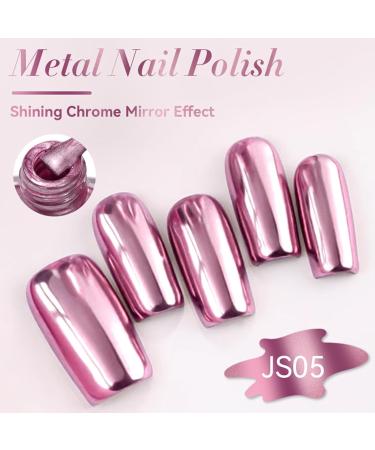 Nail Angel with a mirror effect - permanent mirror 8 color variations quick drying | Nail design accessories for nails professional studio home use v - Buy Online on GoSupps.com