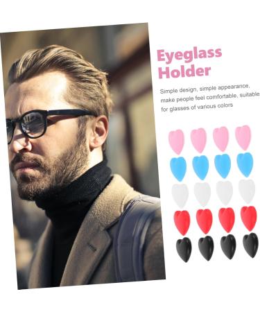 Uonlytech 60 Pairs Love Slide Hook Ear Pads for Glasses & Sunglasses | Durable Glasses Strap Holders & Accessories - Buy Online on GoSupps.com