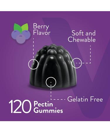 Sambucus Black Elderberry Gummies 3-in-1 Immune Booster with Zinc & Vitamin C - 120 Berry Flavored Gummies - Plant Based Pectin Dietary Supplement for Adults, Teens & Kids - Buy Online on GoSupps.com