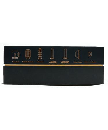 7-in-1 Ionic Hair Styler Dryer Brush | Auto Curler & Straightener with Round Brush & Diffuser | Fast Drying & Styling | Black - Buy Online on GoSupps.com