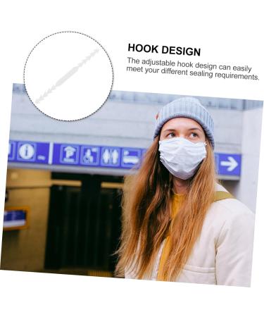 60 Pieces Gatuida Mask Holder - Adjustable Mask Strap Buckles & Ear Strap Extensions for Comfort | Anti-Leaking Cartoon Design - Buy Online on GoSupps.com