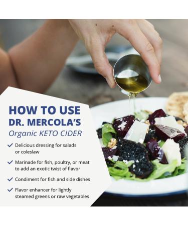 Dr. Mercola Organic Keto Cider Spicy 16 oz - Healthy Low-Carb Beverage - Buy Online on GoSupps.com