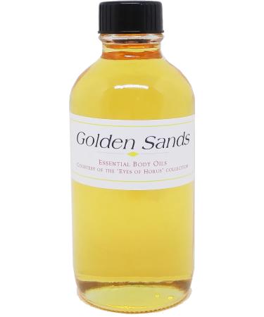 Golden Sands Scented Body Oil Fragrance Regular Cap - Gold - 4 oz. - ID#34634 4 Fl Oz (Pack of 1)
