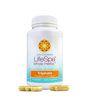 LifeSpa Whole Herbs Triphala Capsules | Colon Cleanser | Digestive Cleanse | Supports Healthy Digestion | for Relief of Constipation | 90 Capsules 500mg
