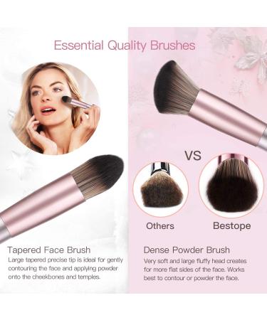 Premium Purple Makeup Brush Kit - Foundation, Blush, Concealers & Eyeshadows - Buy Online on GoSupps.com
