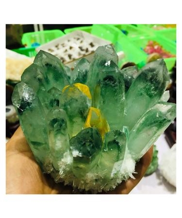 Natural Crystal Rough 1000g Natural Beatiful Yellow Tibetan Quartz Crystal Cluster Specimen