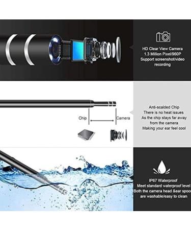 Ear Endoscope 2022 New 3-in-1 Otoscope Cleaner Ear Cleaner WiFi Endoscope Hilarious123 - Buy Online on GoSupps.com