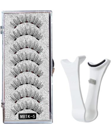 Siopob Magnetic Eyelashes Natural Look - No Glue Magnetic Lashes Soft Artificial Eyelashes - Eye Makeup 2 Pairs Magnetic Lash Strips Reusable False Eyelashes Kit for 3D Natural Look - Buy Online on GoSupps.com