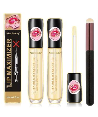 Nnbwlmaee Alicroplct vitamin e Lip serum vitamin e lip maximizer serum vitamin e clumsy lip serum natural lip plumper and lip care serum lip clumsy serum instant lip filler (2PCs)