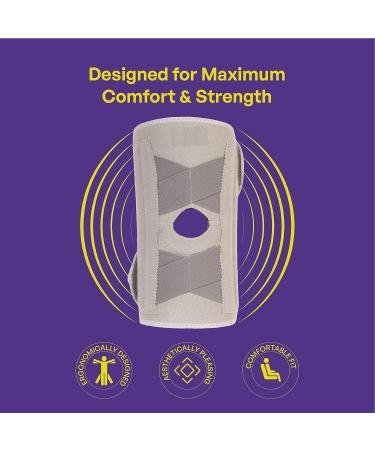 Knee Brace for Men with Side Stabilizer - Ultimate Support & Comfort for Active Lifestyles | International Shipping Available - Buy Online on GoSupps.com