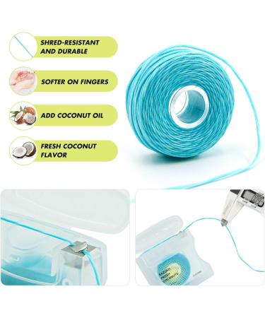Organic Coconut Oil Infused Dental Floss - Vegan, Cruelty-Free, Orange - 6 Month Supply - Buy Online on GoSupps.com