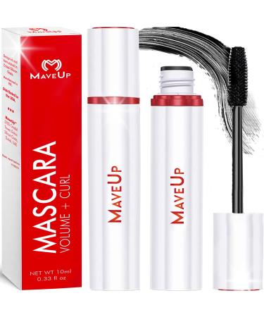 MaveUp Mascara. Unforgettable eyes. Eyelashes you Love. Longer-looking. Nourished. Not Easy to Forget. Beautiful. Effortless. Healthy Looking. Lengthening. Lash-friendly. Show-Stopping Black. Show Stopping Black