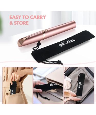 Rechargeable Electric Eyebrow Hair Remover for Women - Painless Hair Removal Razor with 2 Replacement Heads - Buy Online on GoSupps.com