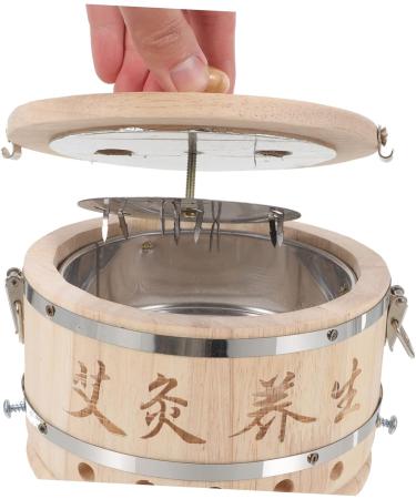 Buy Solustroen Moxibustion Box - Premium Wooden & Metal Moxa Holder & Sticks for Whole Body Treatment - International Shipping Available - Buy Online on GoSupps.com