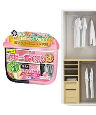 Closet Air Freshener | Closet Odor Freshener | Odor Deodorizer for Small Space Long Lasting Odor Eliminator Air Freshener Eliminates Odor in Bathrooms Cars R-c