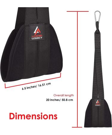 Legend Legacy Ab Straps - Ab Sling Straps for Pullup Bar Attachment - Arm Support for Muscle Building - Hanging Workout Straps for Men & Women - Buy Online on GoSupps.com