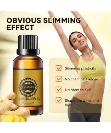 YANINEE 2PCS 30ml Lymphatic Drainage Ginger Oil Massage Oil | Natural Herbal Remedy for Detox & Relaxation - Buy Online on GoSupps.com
