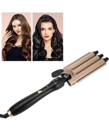 5 in 1 Curling Wand Set Interchangeable Barrel Heat Protective Glove Instant Heat Up Curling Iron Rose Gold - Buy Online on GoSupps.com