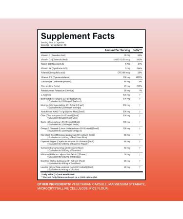 ACADEMICIAN Omega 3 Moringa Capsules with Beet Root Nattokinase L arginine Garlic Supplements Hydroxyt yrosol Olive Leaf Extract Organic - 120 Count - Buy Online on GoSupps.com