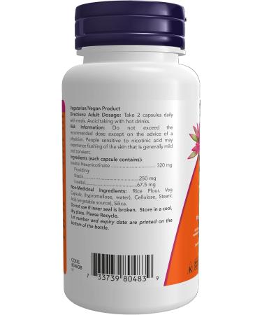 Now Niacin Flush Free 250mg 90vcap - Buy Online on GoSupps.com