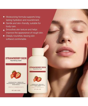  NicVey Smoothing balm for chicken skin strawberry skin resurfacing cream renewing moisturizing creams to reduce uneven texture smooth arms and legs reduce bumps - Buy Online on GoSupps.com
