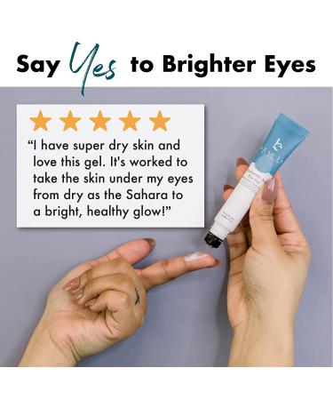 Hyaluronic Acid Eye Gel - Anti Aging Serum for Wrinkles, Puffiness & Dark Circles - 0.67 Fl Oz - Buy Online on GoSupps.com