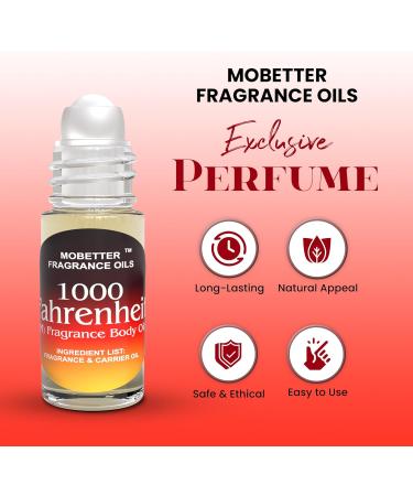MOBETTER FRAGRANCE OILS 1000 Fahrenheit 1 Oz Perfume Fragrance Body Oil for Men - Buy Online on GoSupps.com