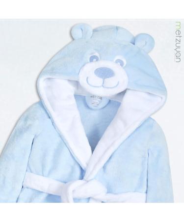 Metzuyan Baby Teddy Bear Novelty Hooded Dressing Gown | 6-12 Months Blue - Buy Online on GoSupps.com