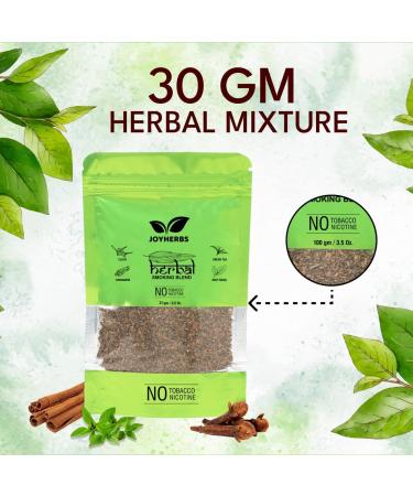 JOYHERBS 100% Natural Herbal Smoking Blend - 1 oz/30g Smokable Herbs - Buy Online on GoSupps.com