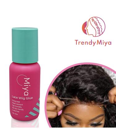 Miya Lace Wig Glue 1.06oz - Invisible Waterproof Adhesive for Strong Hold on Lace Wigs & Hairpieces - Buy Online on GoSupps.com