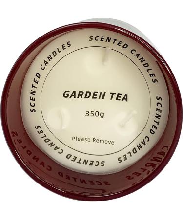 Luxury Scented Candles | Organic 14 oz. 3-Wick Garden Tea | Long Burning Coconut & Beeswax Candle for Home - Buy Online on GoSupps.com