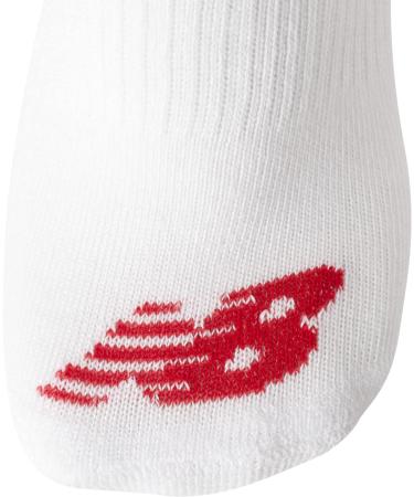 New Balance Boys' Performance No Sweat Low Cut Socks (8 Pack) - White Assorted Medium - Buy Online on GoSupps.com