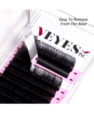 VEYES Cashmere Individual Lash Extensions 0.03-0.20 B/C/CC/D/J/M Curl 8-20mm Mixed & Single Length Volume Eyelashes Tray Matte Black Professional Supplies for Lash Techs(0.05 D 8-16mm) D-0.05 8-16mm - Buy Online on GoSupps.com