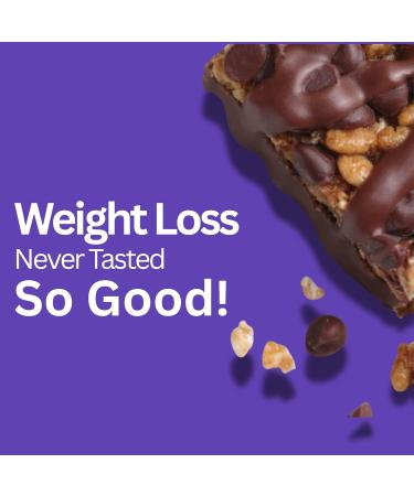 HMR Fudge Graham Protein Bar | Nutritious Snack to Support Weight Maintenance | Low Calorie Dessert | 10g of Protein | 24 Count - Buy Online on GoSupps.com