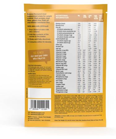 Banana High Protein Meal Replacement Shake - 33.00g - Shake That Weight - Buy Online on GoSupps.com