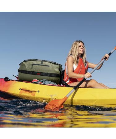 MIER Large Waterproof Duffel Bag Rolltop Dry Backpack Duffle Bags for Kayaking Rafting Boating Swimming Camping Travel Gym Beach 60L/80L Dark Green 60L - Buy Online on GoSupps.com