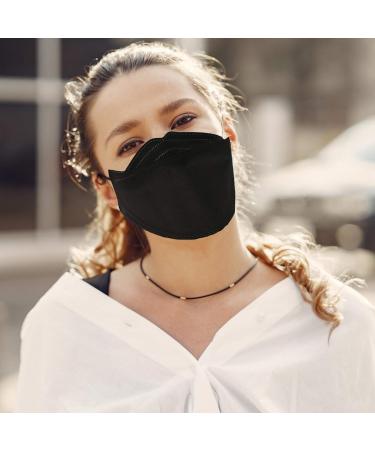 Buy Pack of 10 MH CARE Korean Black KF94 Disposable Face Masks - 4-Layer Breathable Protection for Adults - Comfortable Nose Mouth Cover - Made in Korea - Buy Online on GoSupps.com