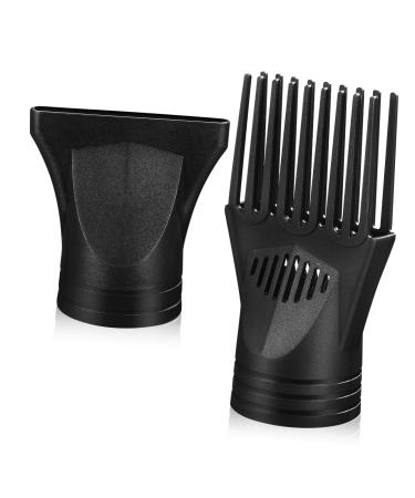 FOMIYES 2 Pcs Hair Dryer Nozzle Dryer Pick Attachment Diffuser Nozzle for Hair Dryer Accessories Plastic