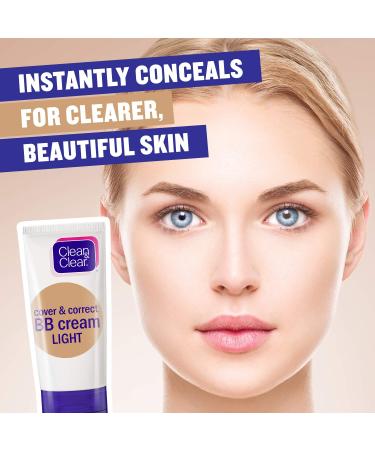 Buy Clean & Clear Cover & Correct BB Cream Light 50ml | International Shipping Available - Buy Online on GoSupps.com