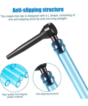 12 Set Maple Syrup Taps with 24in Tubes Maple Syrup Supplies Food Grade Non-Slip Maple Syrup Tapping Kit L-Shaped Tree Taps for Syrup Maple Syrup Supplies - Buy Online on GoSupps.com