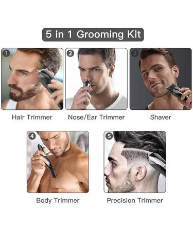 YQYBF Cordless Hair Clipper Hair Clippers for Men (13 Pieces Neat Beard Trimming kit) Men Women Children Pets Home Barber Salons - Buy Online on GoSupps.com