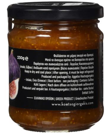 Koutsogiorgakis Family Fig Paste with Anise - 230g Pack of 2 | Premium International Shipping - Buy Online on GoSupps.com